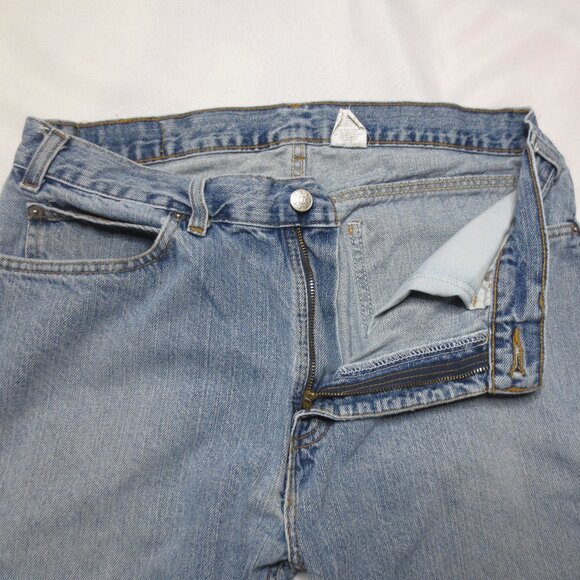 JEANS mens DENIM blue RELAXED cotton SIZE 33 - Picture 5 of 8